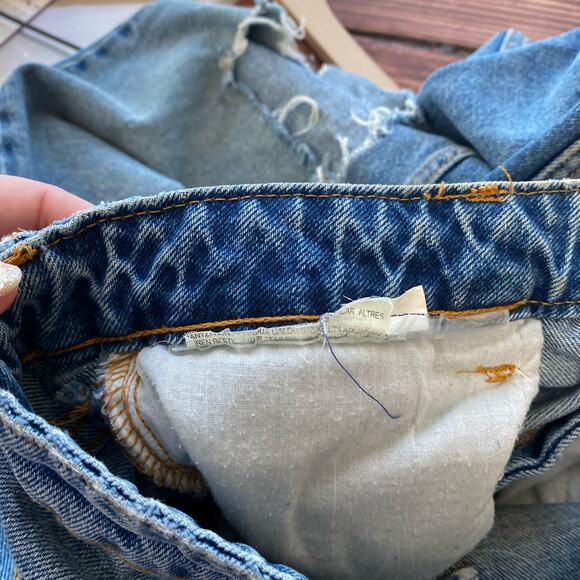 Zara Women's Distressed High Rise Straight Leg Jeans Size 6 - Picture 8 of 13